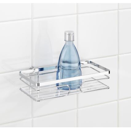 WENKO 20409100-PREMIUM RVS-plank 24x13,5 cm, RVS/zilver