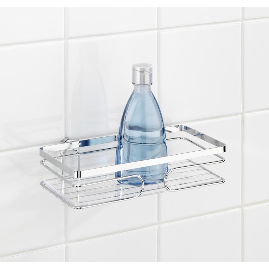 WENKO 20409100-PREMIUM RVS-plank 24x13,5 cm, RVS/zilver
