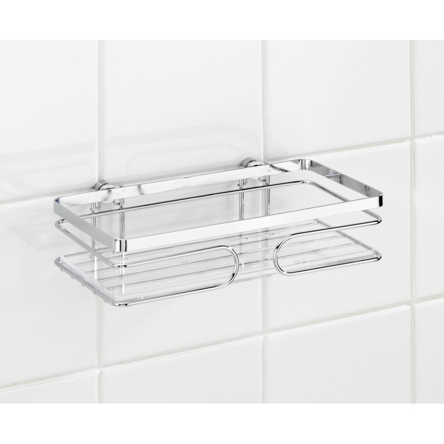 WENKO 20409100-PREMIUM RVS-plank 24x13,5 cm, RVS/zilver