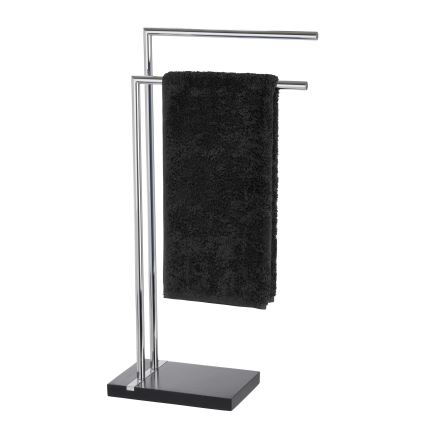 WENKO 20461100 - Handdoekenhouder NOBLE 45,5x82 cm chroom/zwart