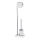 WENKO 20486100 - WC-borstel NOBLE 20x74 cm chroom/wit