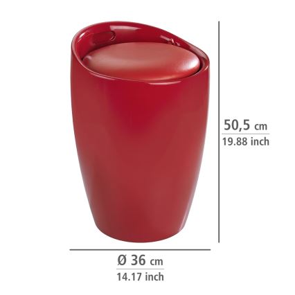 WENKO 20624100 - Kruk CANDY 36x50,5 cm rood/zwart
