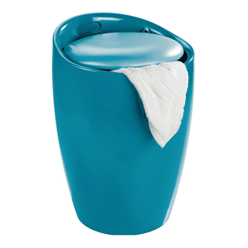 WENKO 20625100 - Kruk CANDY 36x50,5 cm turkoois/zwart