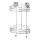WENKO 20885100-Hoekrek VACUUM-LOC ROND STAAL 24,5x41 cm glanzend chroom