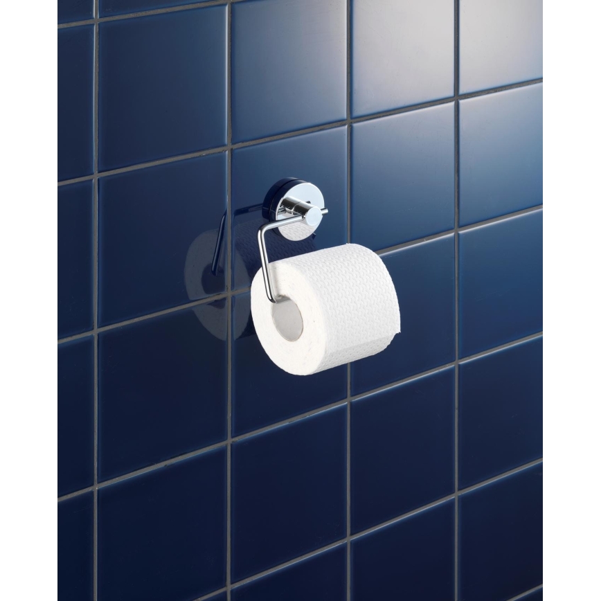 WENKO 20899100 - VACUUM-LOC MILAZZO wc-rolhouder 13x10,5 cm glanzend chroom