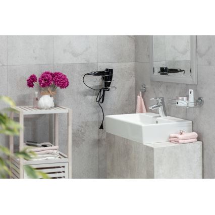 WENKO 20900100 - VACUUM-LOC haak, rond, staal, 6 x 6,7 cm, glanzend chroom