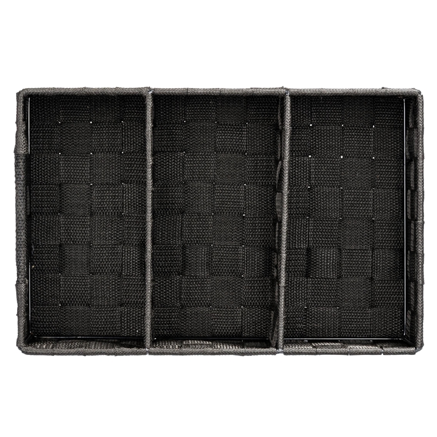 WENKO 20978100 - Organizer ADRIA 32x21 cm zwart