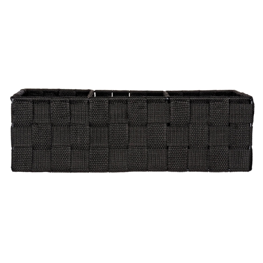 WENKO 20978100 - Organizer ADRIA 32x21 cm zwart