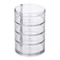 WENKO 20990100 - Organizer TOWER 11,5x17,5 cm transparant