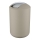 WENKO 21222100 - Prullenbak BRASIL 19,5x31 cm beige/hoogglans chroom