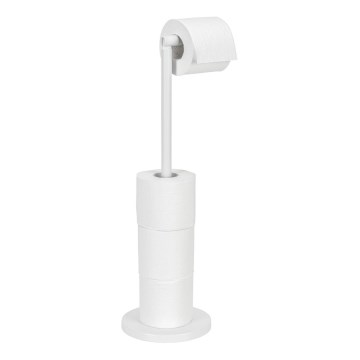 WENKO 21424100 - Toiletpapierhouder 21x55 cm wit