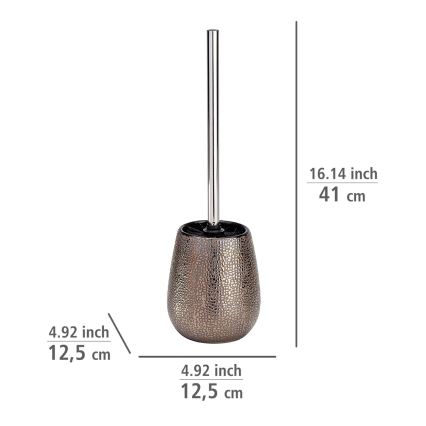 WENKO 21644100 - Toiletborstel MARRAKESH 12,5x41 cm bruin