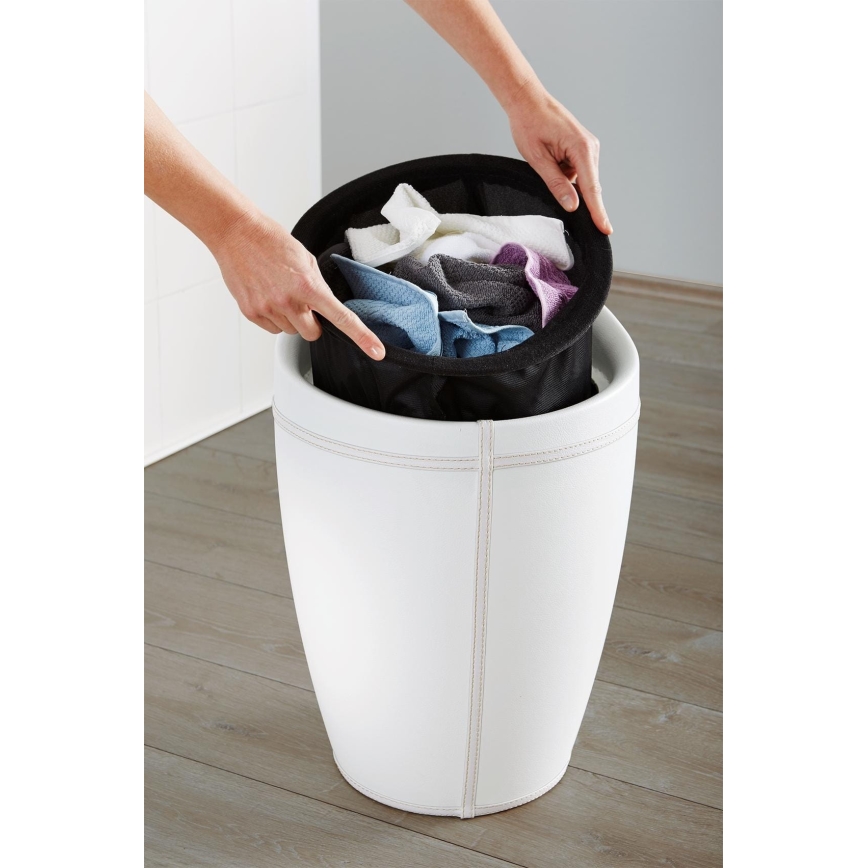WENKO 21773100 - Kruk CANDY 36x50,5 cm wit/zwart