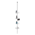 WENKO 21803100-Hoekplank DOLCEDO 31x275 cm roestvrij staal/glanzend chroom
