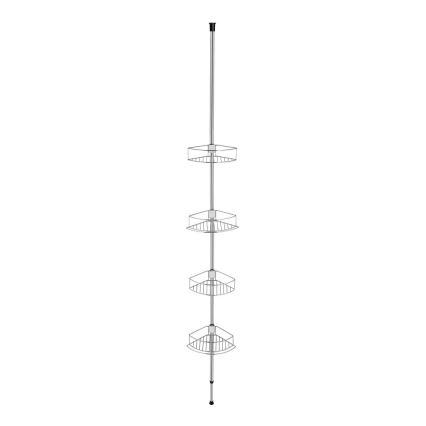 WENKO 21803100-Hoekplank DOLCEDO 31x275 cm roestvrij staal/glanzend chroom