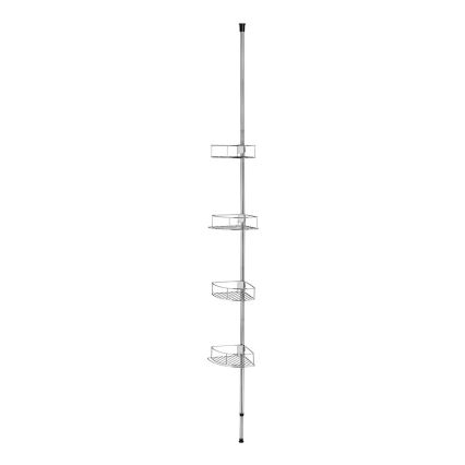 WENKO 21803100-Hoekplank DOLCEDO 31x275 cm roestvrij staal/glanzend chroom