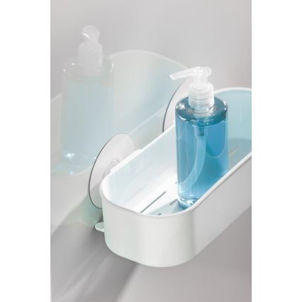 WENKO 21824100 - OSIMO kunststofplank 27 x 12 cm wit/transparant