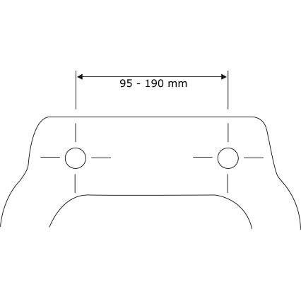 WENKO 21903100-WC WC-bril SAMOS 44,5x37,5 cm wit/zilver