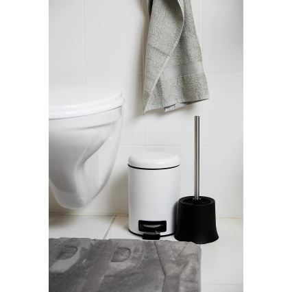 WENKO 22142800 - Opbergmand LEMAN 17x25 cm wit/zwart