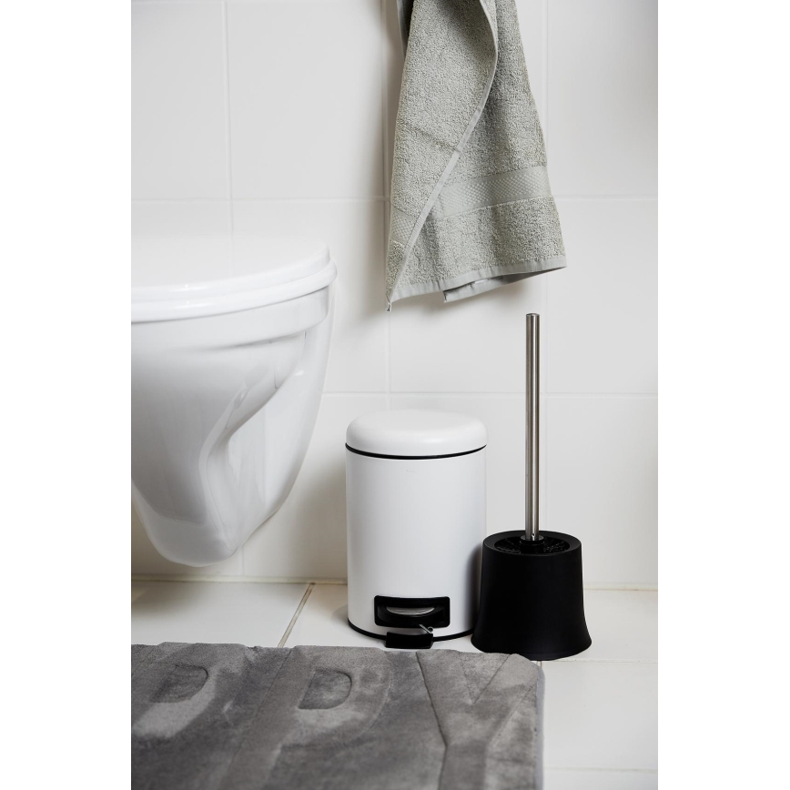 WENKO 22142800 - Opbergmand LEMAN 17x25 cm wit/zwart