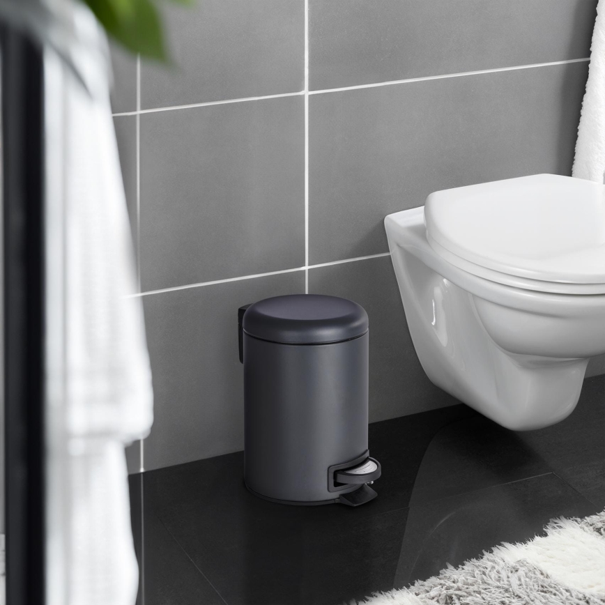 WENKO 22143800 - Mand LEMAN 17x25 cm zwart