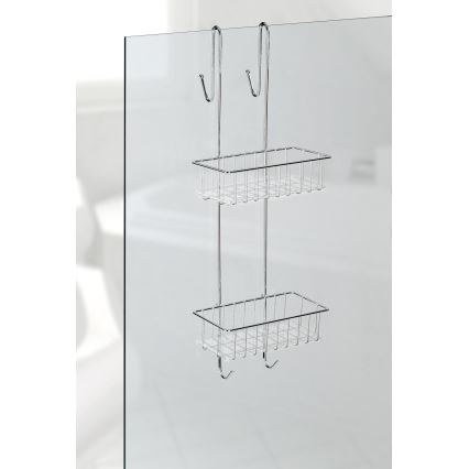 WENKO 22213100 - Standaard ALDO 24,5x70 cm RVS/zilverkleurig