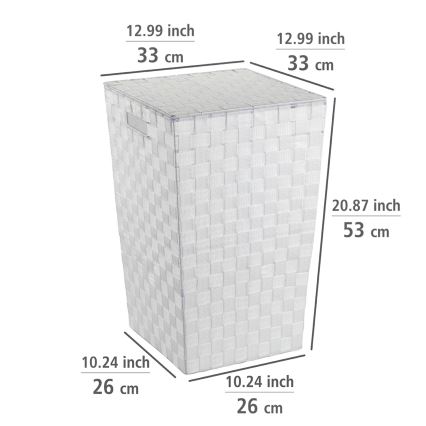 WENKO 22277100 - Mand ADRIA 33x53 cm wit