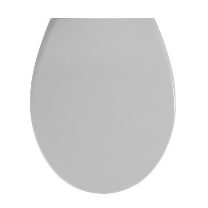 WENKO 22402100-WC-bril SAMOS 44,5x37,5 cm grijs/zilver