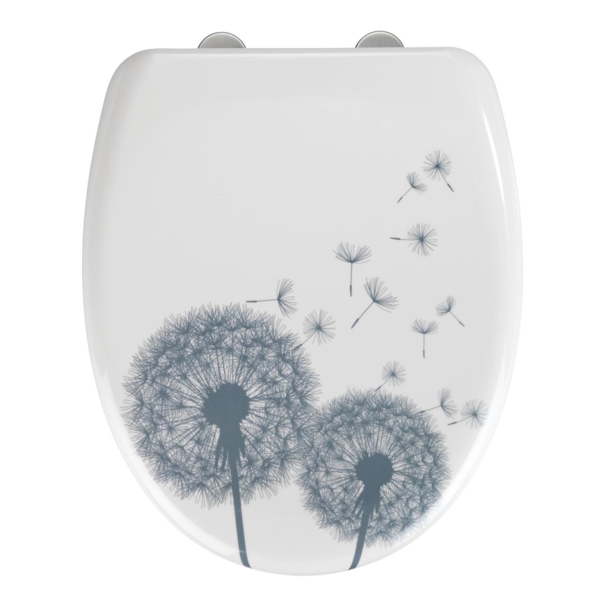WENKO 22409100-WC wc-bril ASTERA 45x38 cm kleurrijk/zilver