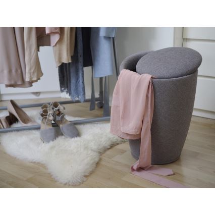 WENKO 22448100 - Kruk CANDY 36 x 50,5 cm grijs/zwart