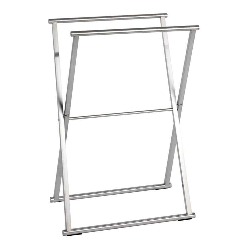 WENKO 22476100 - Handdoekenrek LAVA 53,5x80,5 cm roestvrij staal/zilver