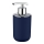 WENKO 22519100 - Zeepdispenser BRASIL 320 ml blauw/glanzend chroom