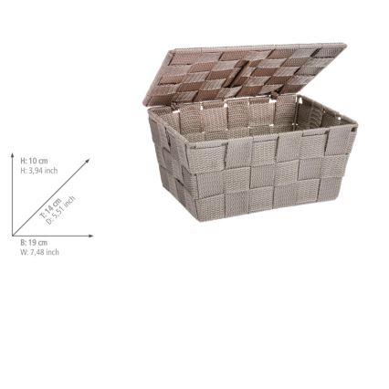 WENKO 22575100 - Mand ADRIA 19x14 cm beige