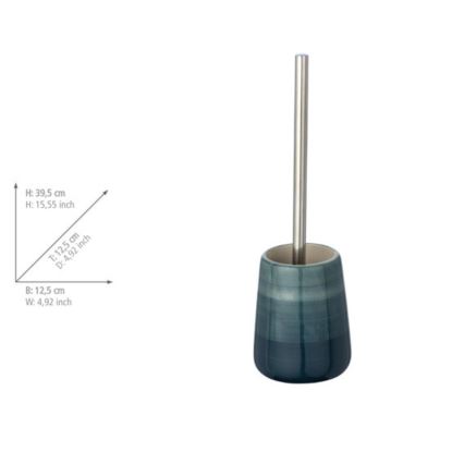 WENKO 22648100 - WC-set POTTERY 12,5x39,5 cm turkoois