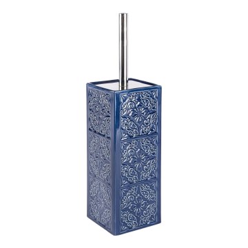 WENKO 22654100 - Toiletborstel CORDOBA 9,5x35 cm blauw