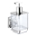 WENKO 22683100-Zeepdispenser VACUUM-LOC QUADRO ED 7,5x16 cm zilver/hoogglans chroom