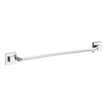 WENKO 22684100-Handdoekhouder VACUUM-LOC QUADRO ED 60,5x6 cm zilver/glanzend chroom