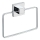 WENKO 22689100 - Handdoekhouder VACUUM-LOC QUADRO ED 18,5 x 14 cm zilver/glanzend chroom
