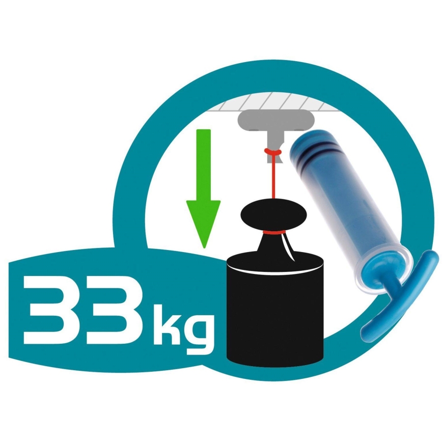 WENKO 22692100-plank VACUUM-LOC QUADRO ED 25,5x14 cm zilver/transparant