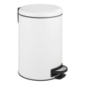 WENKO 22707100 - Prullenbak LEMAN 25x38 cm wit/zwart