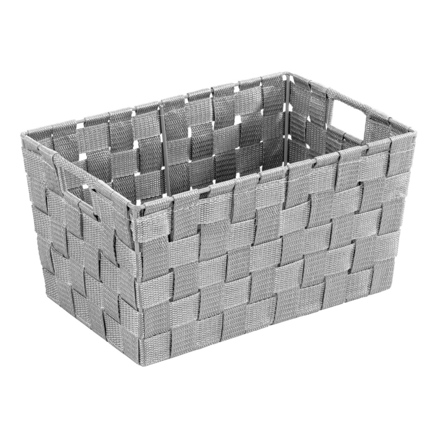 WENKO 22791100 - Opbergmand ADRIA 30 x 20 cm, grijs