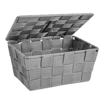 WENKO 22793100 - Mand ADRIA 19x14 cm grijs