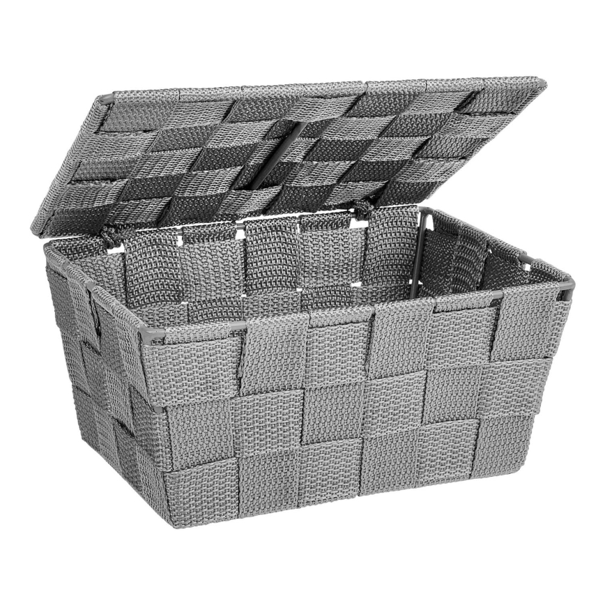 WENKO 22793100 - Mand ADRIA 19x14 cm grijs