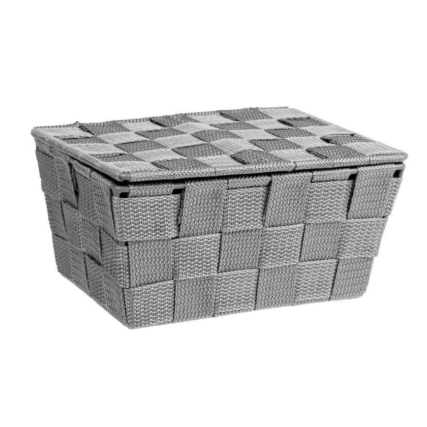 WENKO 22793100 - Mand ADRIA 19x14 cm grijs