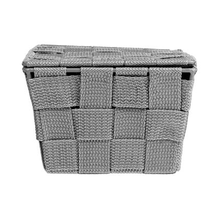 WENKO 22793100 - Mand ADRIA 19x14 cm grijs