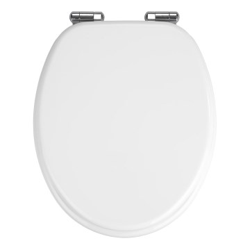 WENKO 22885100-WC-bril URBIO 36x42,5 cm wit/zilver