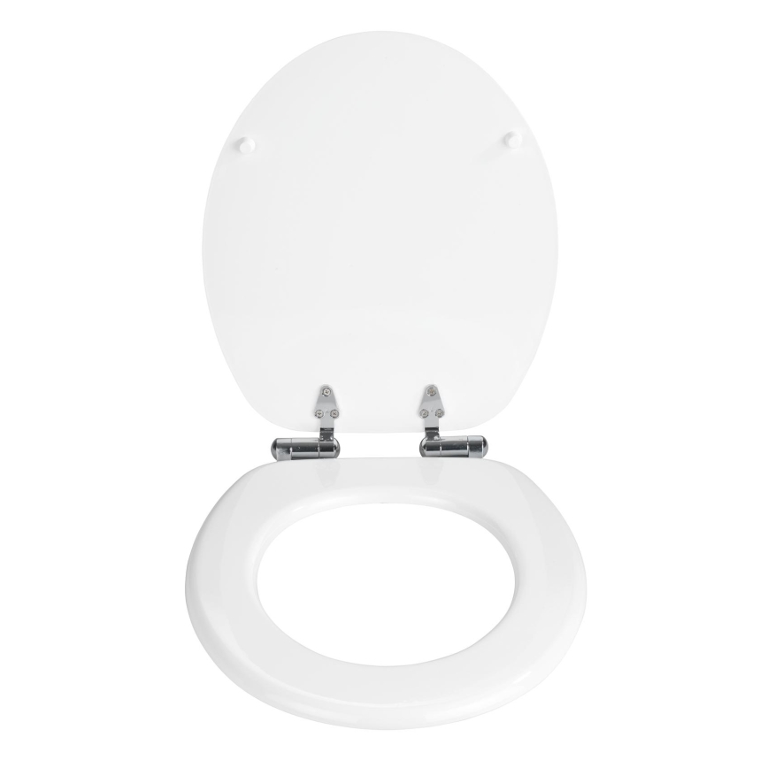 WENKO 22885100-WC-bril URBIO 36x42,5 cm wit/zilver