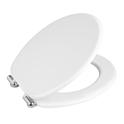 WENKO 22885100-WC-bril URBIO 36x42,5 cm wit/zilver