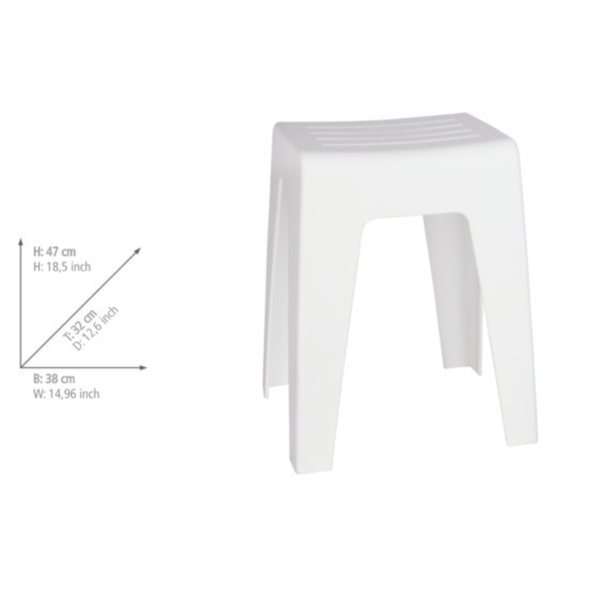WENKO 22943100 - Krukje KUMBA 38 x 47 cm, wit