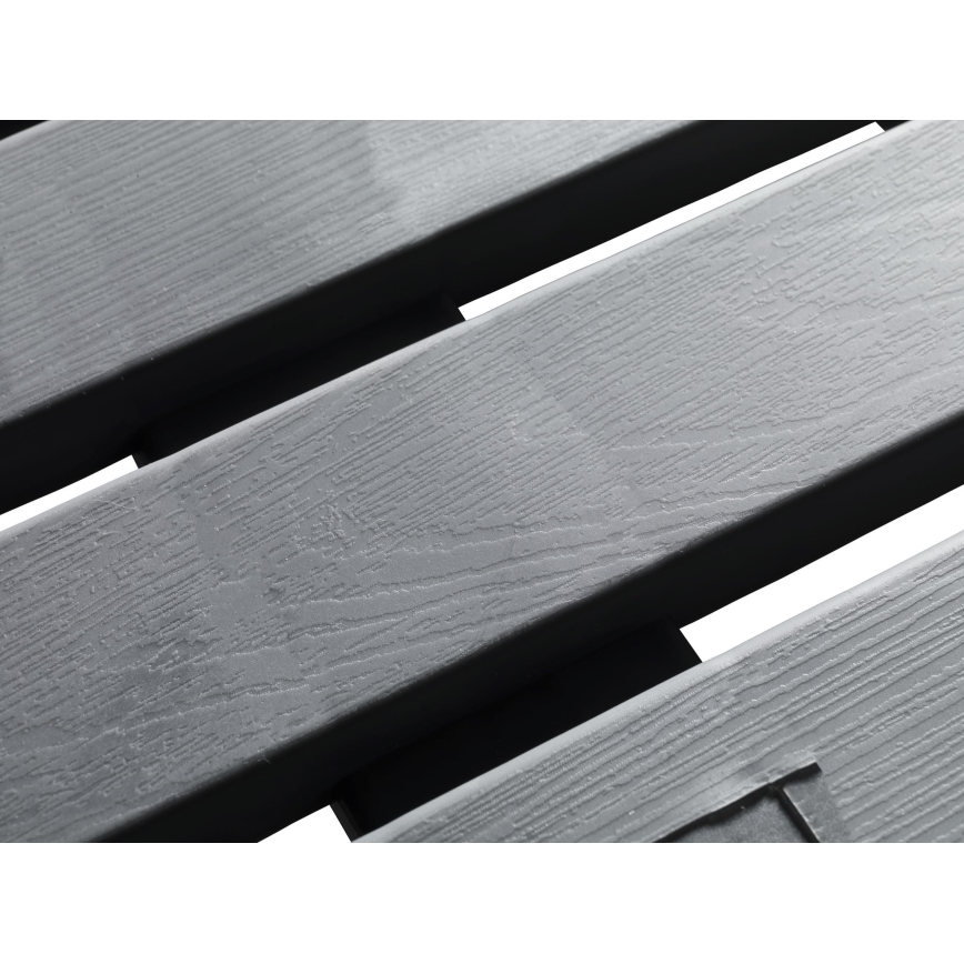 WENKO 22947100-Douchemat BINNEN & BUITEN 55x55 cm grijs